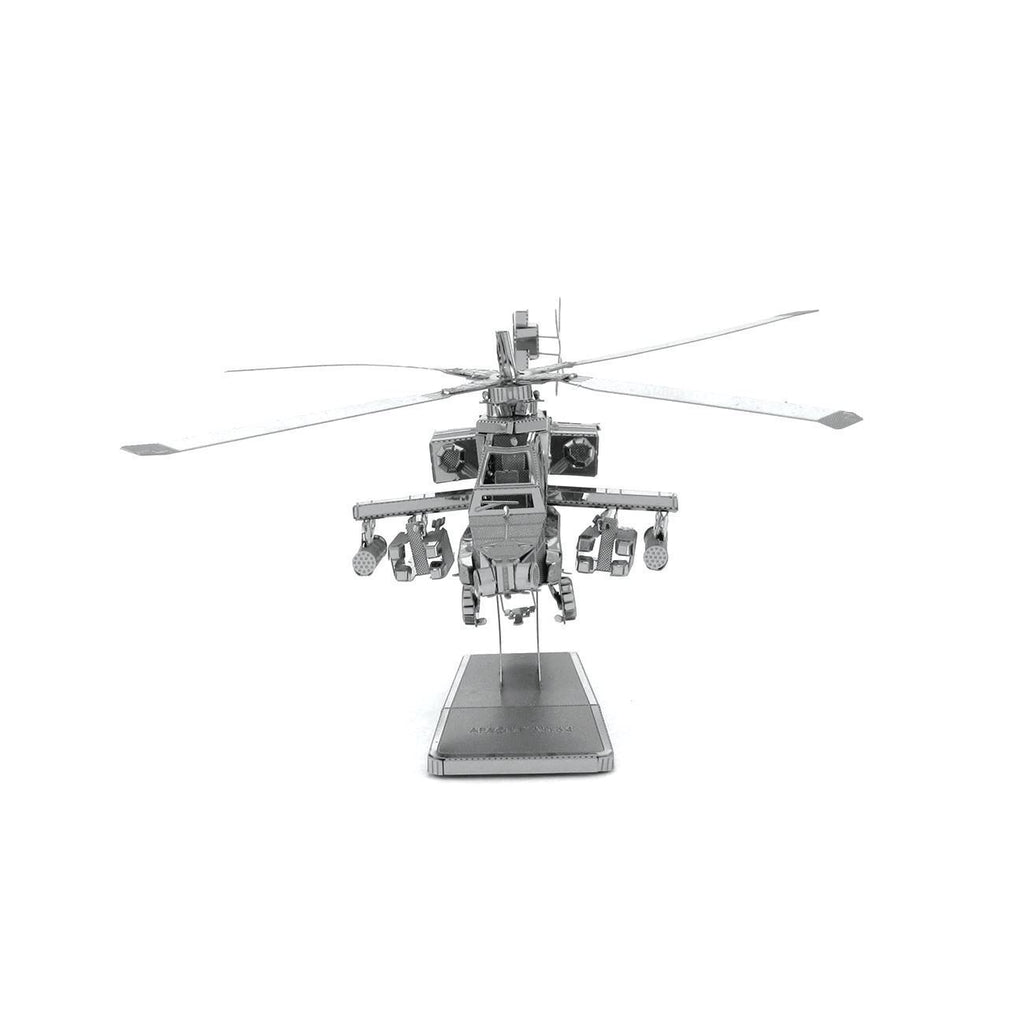 AH-64 Apache Helicóptero Metálico Armable 3D