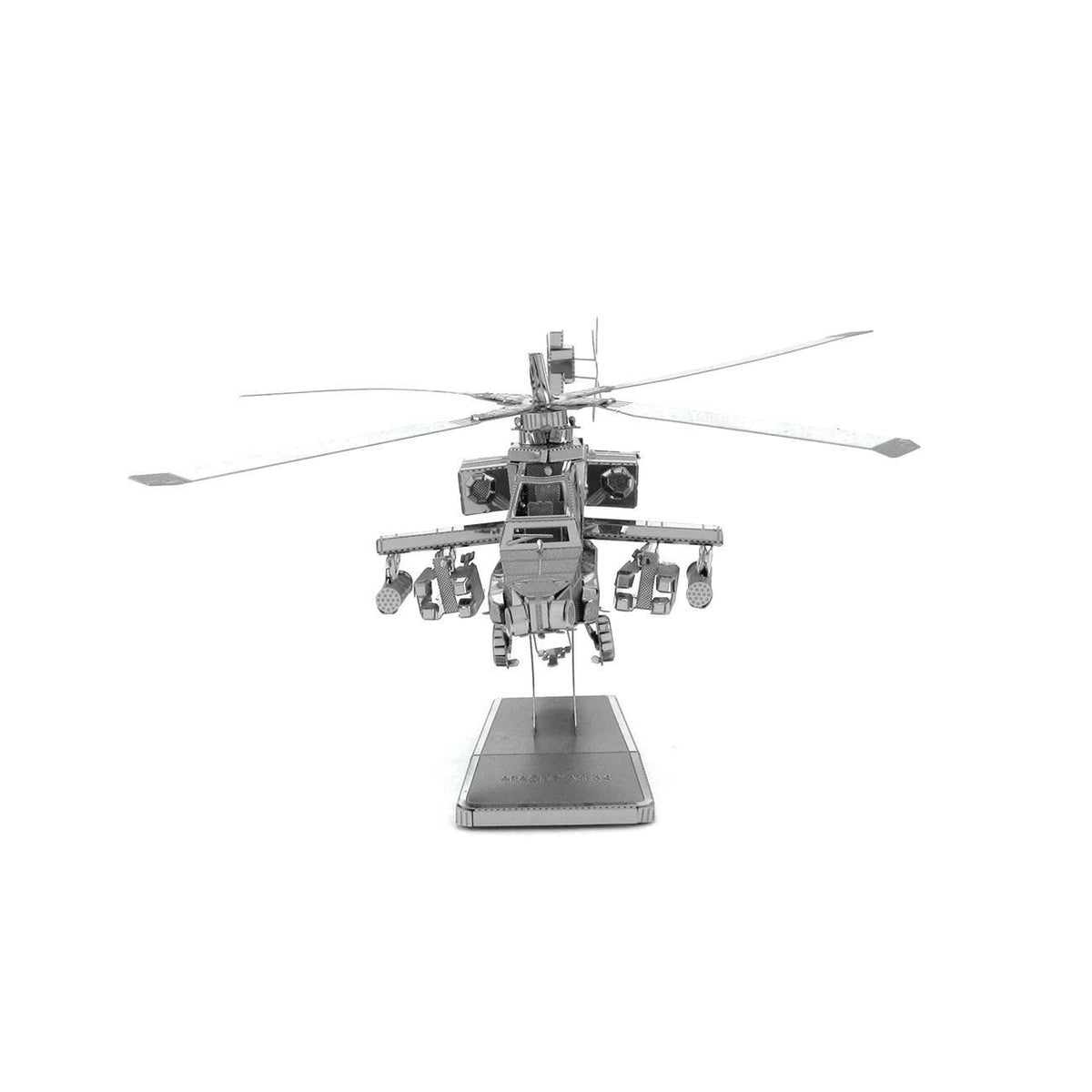 AH-64 Apache Helicóptero Metálico Armable 3D