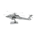 AH-64 Apache Helicóptero Metálico Armable 3D