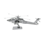 AH-64 Apache Helicóptero Metálico Armable 3D