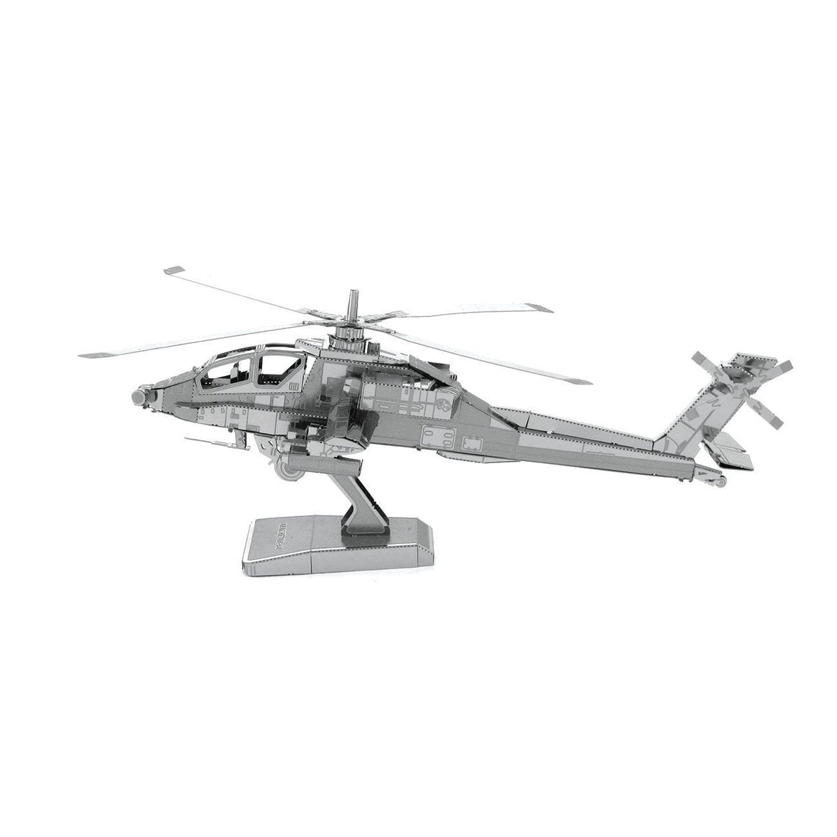 AH-64 Apache Helicóptero Metálico Armable 3D