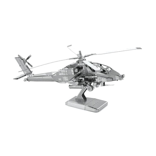 AH-64 Apache Helicóptero Metálico Armable 3D