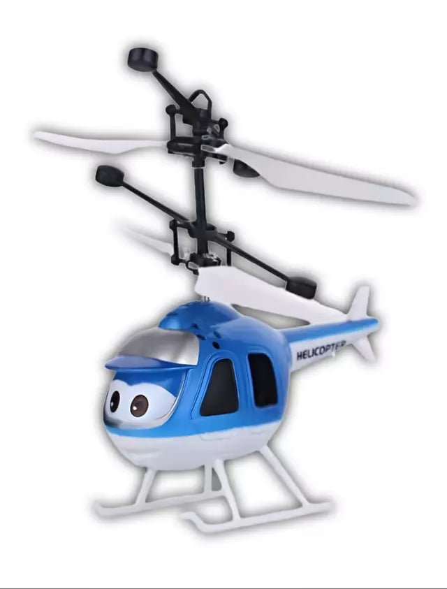 Helicóptero Volador con Sensor de Movimiento - Azul