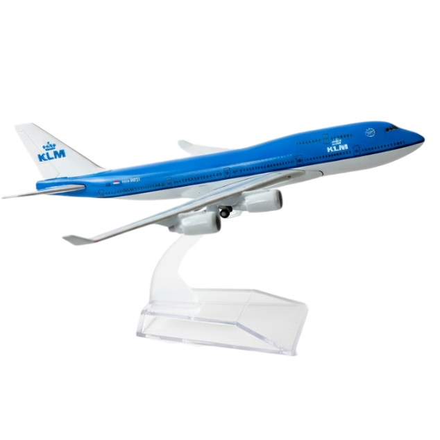 Avião em Miniatura KLM Boeing B747 1:400