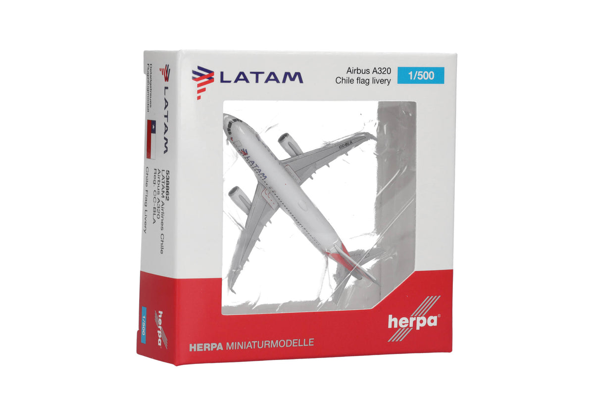 A320 LATAM Airlines Chile 1:500 Herpa
