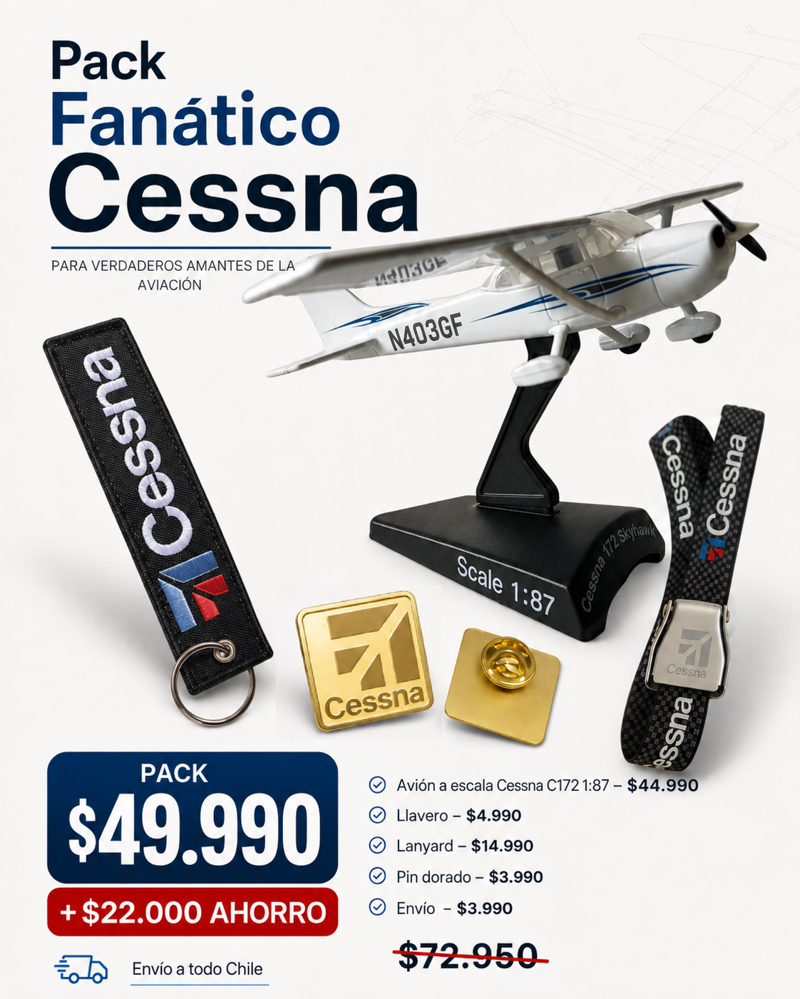 Pack Fanático Cessna