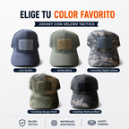 Jockey Táctico con Panel de Velcro – Color a Elección