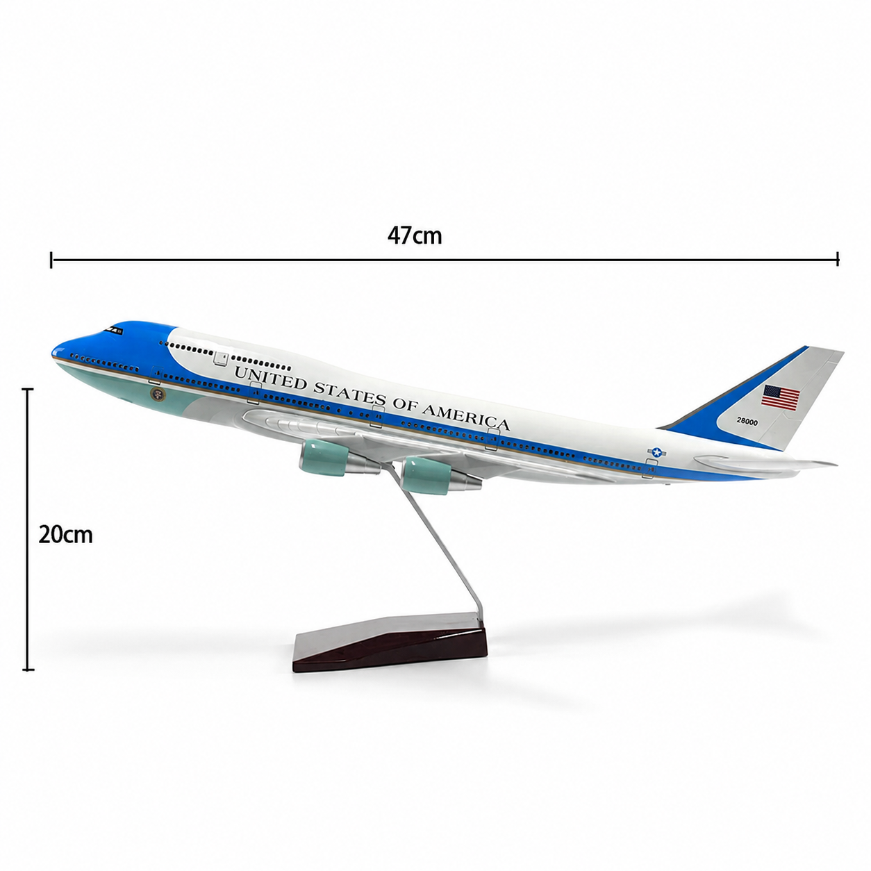 American Airlines B777-300ER Scale 1:150 (47 cm)
