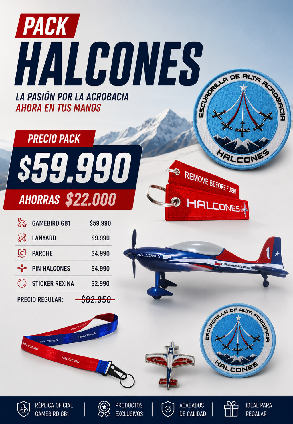 Pack Halcones FACH