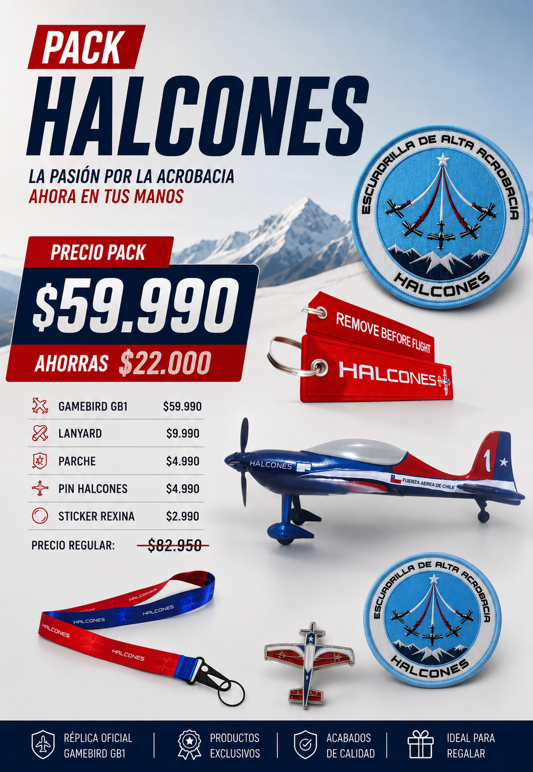 Pack Halcones FACH