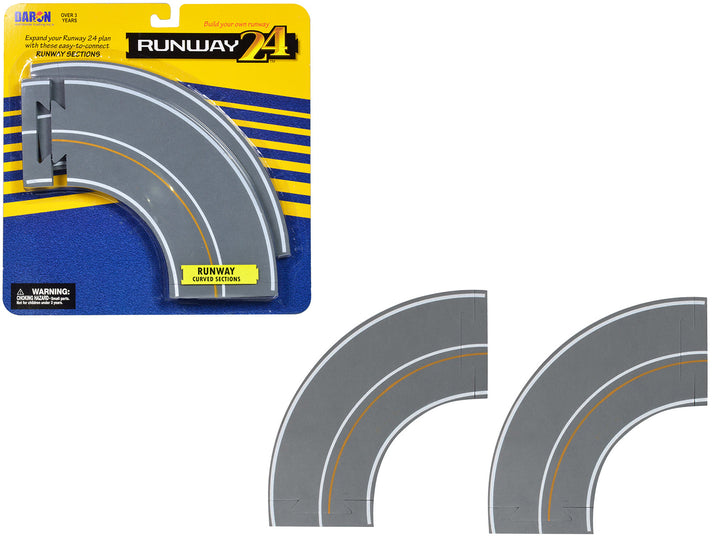 Runway Curved Sections Runway24 empaque y modelo