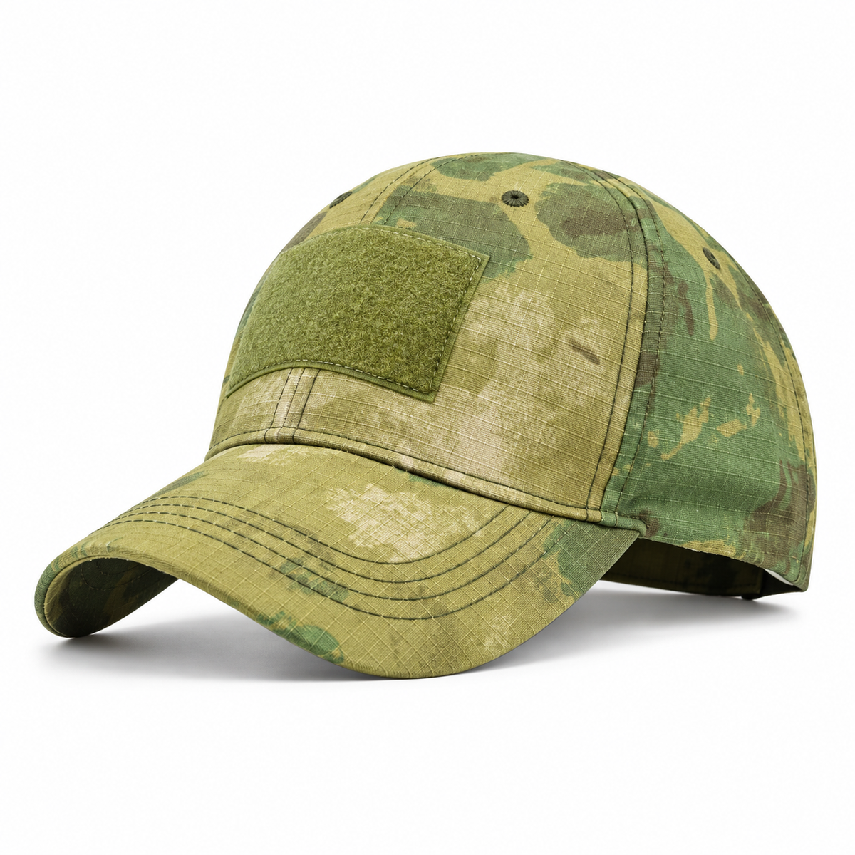 Jockey Táctico con Panel de Velcro – Camuflaje Bosque Verde