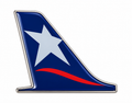 Pin da cauda de avião da Latam