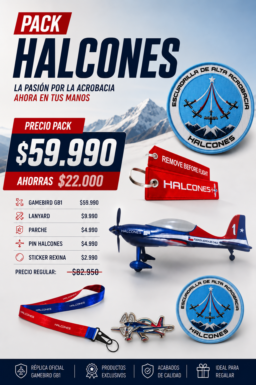 Pack Halcones FACH