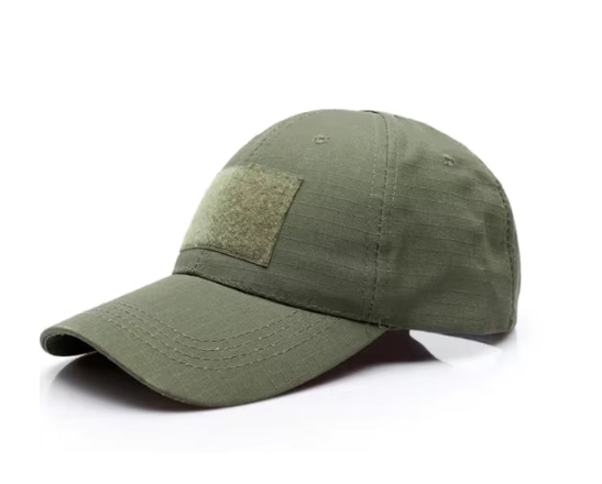 Jockey Táctico con Panel de Velcro – Verde Salvia