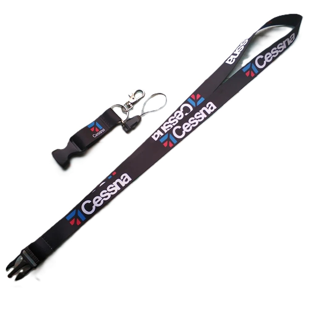 Lanyard Cessna Negro