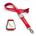 Lanyard Sky Airline Impressão De Silicone E Mini Cinto
