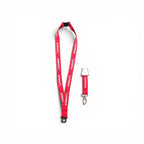 Lanyard Sky Airline Impressão De Silicone E Mini Cinto