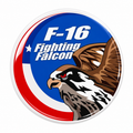 Sticker Resina Epóxica F-16 Chile FACH