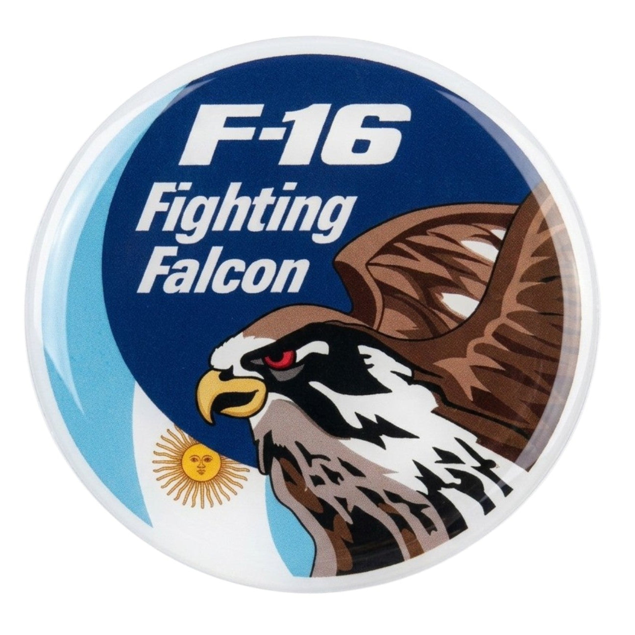 Sticker Resina Epóxica F-16 Argentina