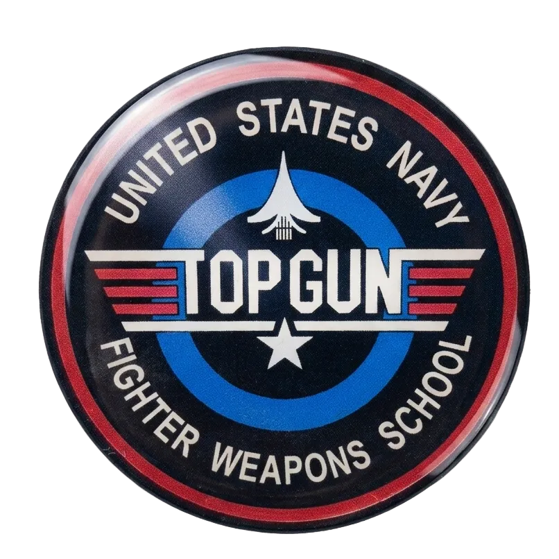 Sticker Resina Epóxica Top Gun
