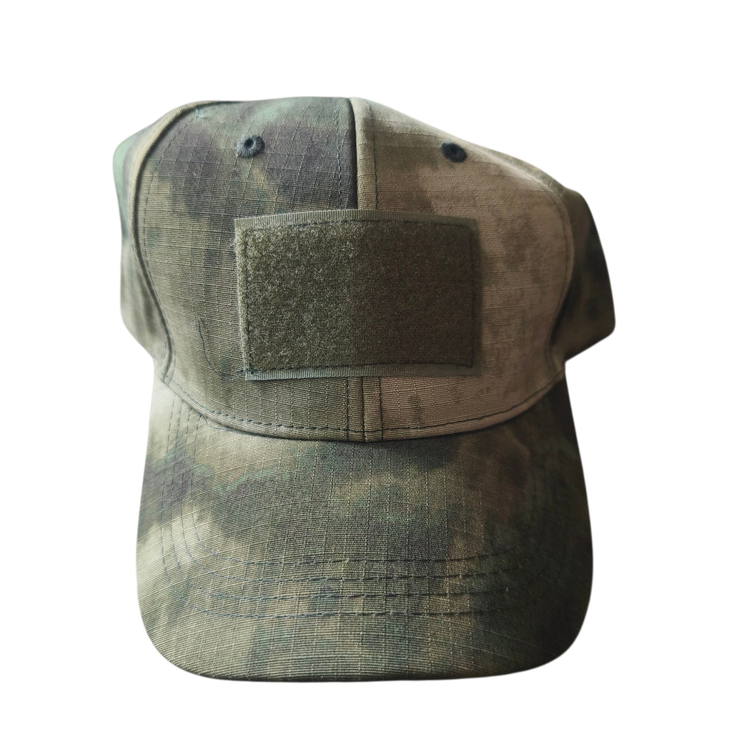 Jockey Táctico con Panel de Velcro – Camuflaje Bosque Verde
